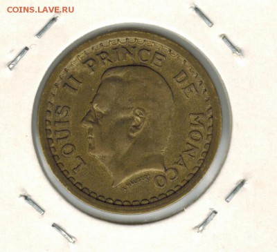 Монако 1 франк 1945 до 19.15.2015   22-00 - 01 14