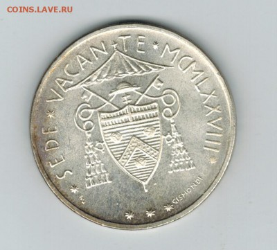 Ватикан 500 лир 1978 до 19.15.2015   22-00 - 01 19