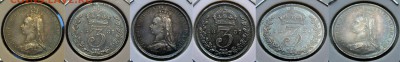 Англия Виктория пруф-лайк - 3 пенса