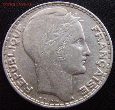 Франция_10 франков 1934. Серебро; до 16.10_22.18мск - 10459