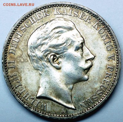 Германия. Пруссия_3 марки 1912. Отличное серебро_16.10_22.36 - 10461