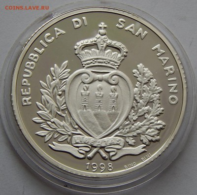 Сан-Марино 10000 лир 1998, до 23.10.15 в 22:00 МСК - 4022