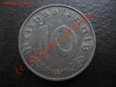 Третий рейх, 1941 г, 10 пф В, до 31.08 в 21-30 мск - р 1941 10 вена