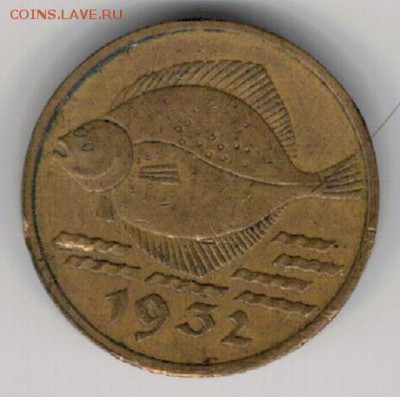 ДАНЦИГ 5 ПФЕННИГОВ 1932 ПАЛТУС ДО 22.10.15 В 22Ч (Б294) - 4-д