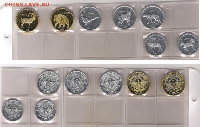 Коллекйия монет по теме " Фауна" - около 400 штук. Оценка - А1Л 13