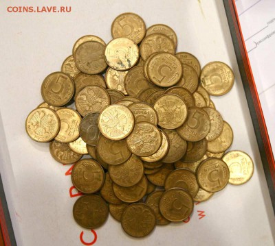 5 рублей 1992 г. 80 штук до 23.10.15 в 22-00 - 5р92