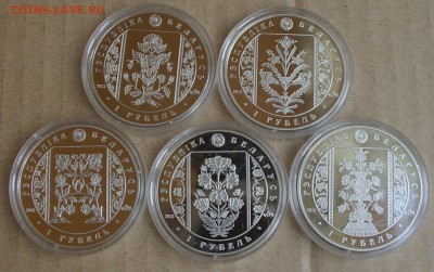 Беларусь 1 рубль набор слуцкие пояса. - IMGP1282.JPG