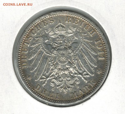 Пруссия 3 марки 1911 ]А до 21.15.2015   22-00 - 01 7