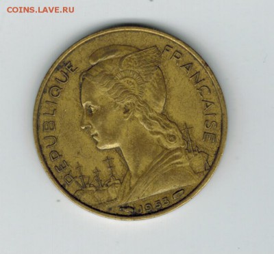 Мадагаскар 20 франков 1953 до 21.10.2015   22-00 - 01 14