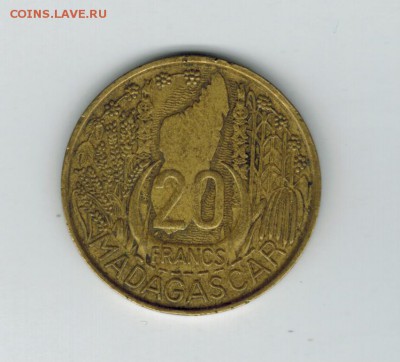 Мадагаскар 20 франков 1953 до 21.10.2015   22-00 - 01 4