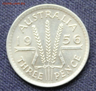 С 1 руб. АВСТРАЛИЯ 3 пенса 1956г. ЕЛИЗАВЕТА-II до 25.10.в 22 - IMG_8382.JPG