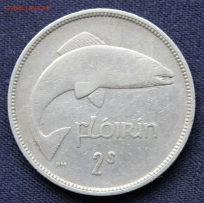 С 1 руб. ИРЛАНДИЯ флорин(2 шиллинга) 1939г. ЛОСОСЬ  до 25.10 - IMG_8368.JPG