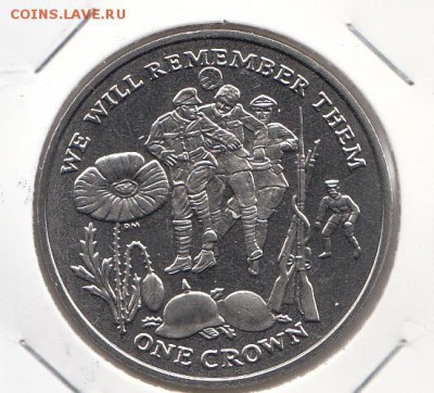 Остров Мэн 1 крона 2014 1-я Мировая Война (3) до 23.10.15 - 1.2 - копия - копия (5)