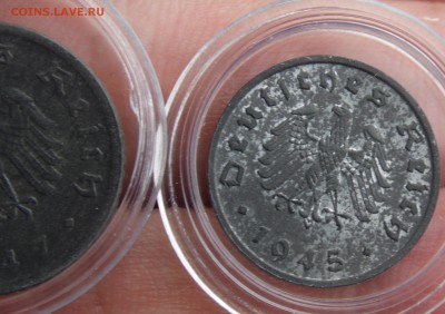 1-5-10 пфенингов 1947г оккупация - SAM_2389.JPG