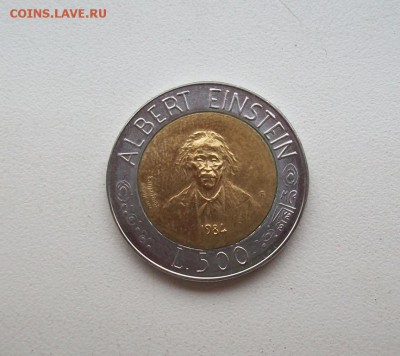 Сан Марино 500 лир 1984 Альберт Эйнштейн - 100_3496