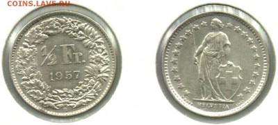 2 франка, Швейцария до 22.00 22.10 - №362