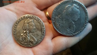 Рубль 1734 и 1779 - 20151019_171250