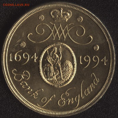 Англия 2 фунта 1994 Банк до 22:00мск 23.10.15 - Великобритания 2 фунта 1994 Банк -1