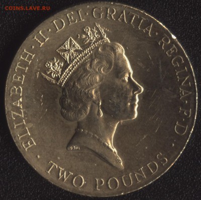 Великобритания 2 фунта 1996 Футбол до 22:00мск 23.10.15 - Великобритания 2 фунта 1996 Футбол -2