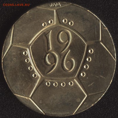 Великобритания 2 фунта 1996 Футбол до 22:00мск 23.10.15 - Великобритания 2 фунта 1996 Футбол -1