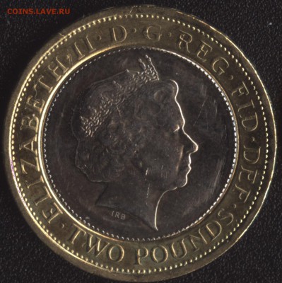 Великобритания 2 фунта 2014 1я Мировая до 22:00мск 23.10.15 - Великобритания 2 фунта 2014 1я Мировая -2
