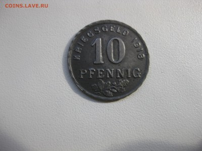BOCHUM,10 пфеннигов 1919г(кригсгельд)!до 22.10.2015 - IMG_8603.JPG