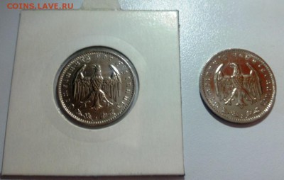 Третий Рейх 1 марка 1934А, 1935А до 22.10.2015 в 22:00 поМСК - IMG_20150211_193755