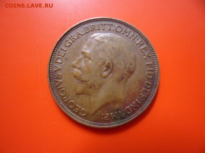 1 фартинг 1922 г, бронза Георг V, Британия 24.10.15 22.00 - SAM_3547.JPG
