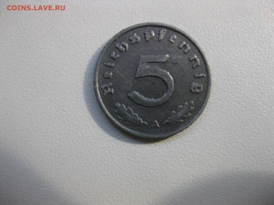 РЕЙХ,5 пфеннигов 1940г(цинк)!до 23.10.2015 - IMG_8587.JPG