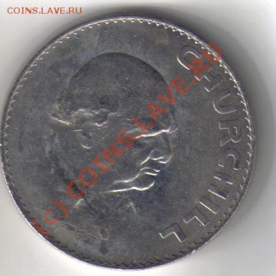 Великобритания 1 крона 1965 Черчиль до 31.08 21.00мск - 1 крона 1965-2