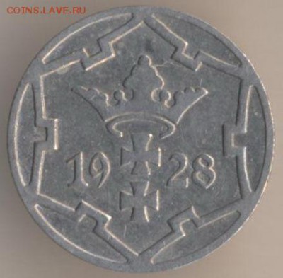 Данциг 5 и 10 Pfennig 1923 г., NGC MS63 - 8