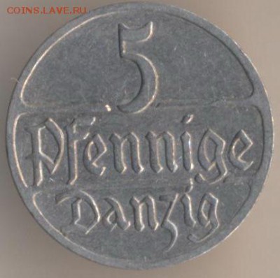 Данциг 5 и 10 Pfennig 1923 г., NGC MS63 - 7