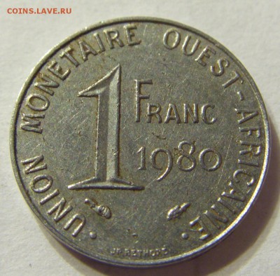 1 франк 1980 год Западная Африка до 25.10.2015 22:00 МСК - CIMG4619.JPG