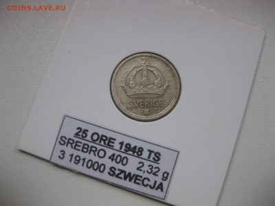ШВЕЦИЯ,25 оре 1948г(холдер)!до 22.10.2015 - IMG_8530.JPG