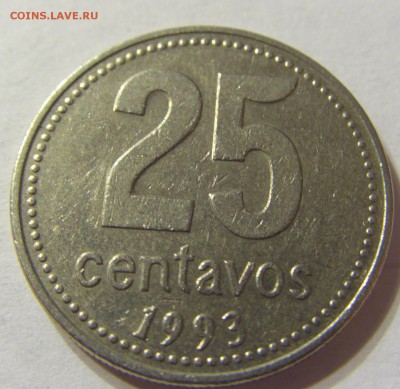 25 сентаво 1993 год Аргентина до 25.10.2015 22:00 МСК - CIMG4763.JPG