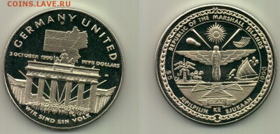 5$ Маршаловы Острова 1990 до 22.00 23.10 - №228