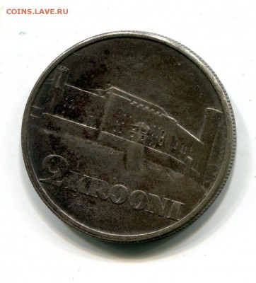 Эстония 1 крона 1933 "Лира", 2 кроны 1930. Предпродажная. - img157