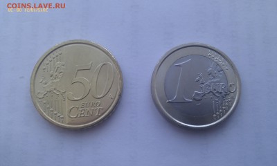 ЕВРО Ватикан 50 ц. Сан Марино 1 е. - IMAG1993