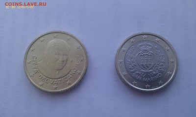 ЕВРО Ватикан 50 ц. Сан Марино 1 е. - IMAG1994