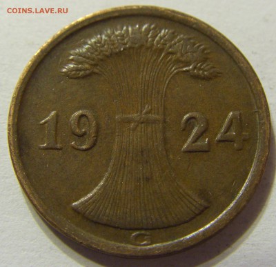 2 пфеннига 1924 год G Германия до 25.10.2015 22:00 МСК - CIMG5739.JPG