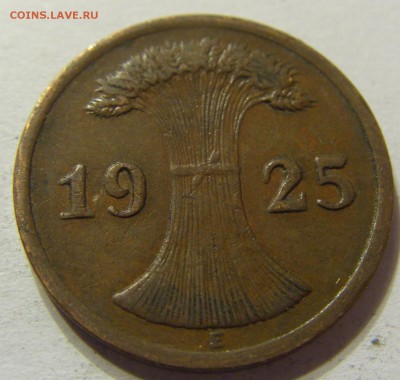 2 пфеннига 1925 год Е Германия до 25.10.2015 22:00 МСК - CIMG5751.JPG