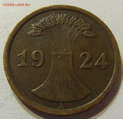 2 пфеннига 1924 год А Германия до 25.10.2015 22:00 МСК - CIMG5755.JPG