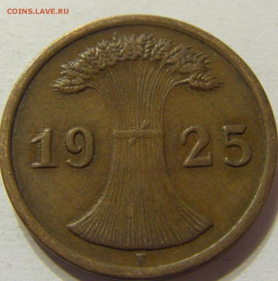 2 пфеннига 1925 год F Германия до 25.10.2015 22:00 МСК - CIMG5759.JPG