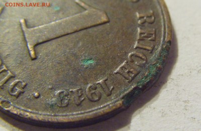 1 пфенниг 1913 год А Германия до 25.10.2015 22:00 МСК - CIMG5766.JPG
