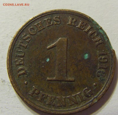 1 пфенниг 1913 год А Германия до 25.10.2015 22:00 МСК - CIMG5764.JPG