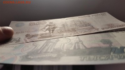 500 и 1000 рублей 1997 года без модификации. Оценка - 20151016_233757