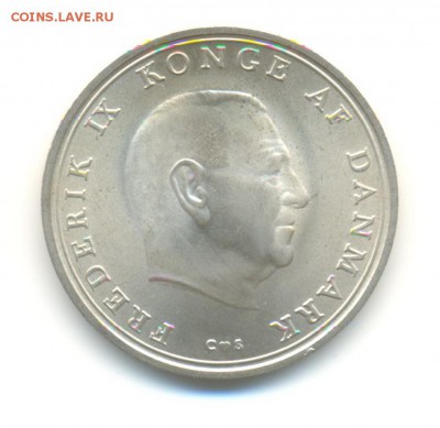 Ag. Дания 10 крон 1968. свадьба Бенедикты. UNC. до 27.10 22: - 7