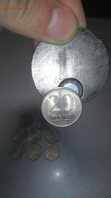 20 рублей 1993 ММД магнитная. 9 штук. Оценка - DSC_0059.JPG