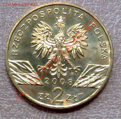 Польша 2 злотых 2008 Сокол 02.09 21.00 - Сокол-2