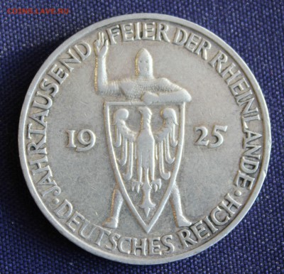 С 1 руб. ГЕРМАНИЯ 3 марк  1925г. 1000 лет РЕЙЛАНДУ.до 28.10. - IMG_8460.JPG